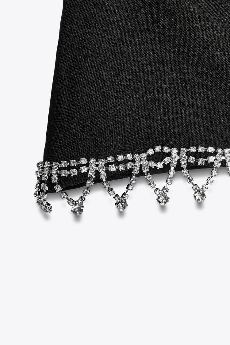 JEWEL STRAPLESS TOP (Zara)