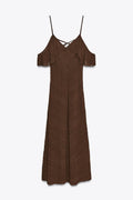 TEXTURED MIDI DRESS (Zara)