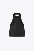 SATIN EFFECT VEST (Zara)