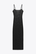 STRASS POLYAMIDE DRESS (Zara)