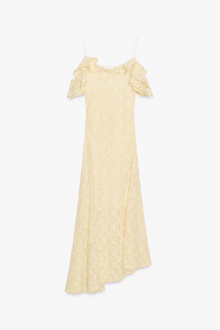 STUDDED LACE DRESS (Zara)