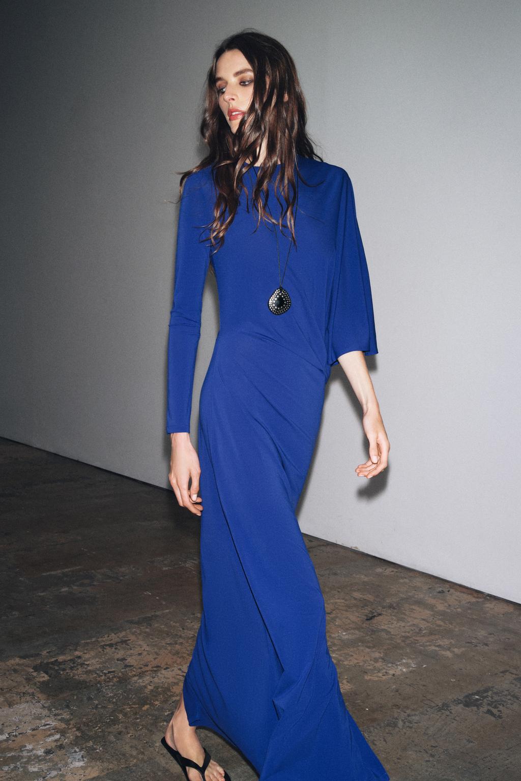 ASYMMETRIC MAXI DRESS (Zara)