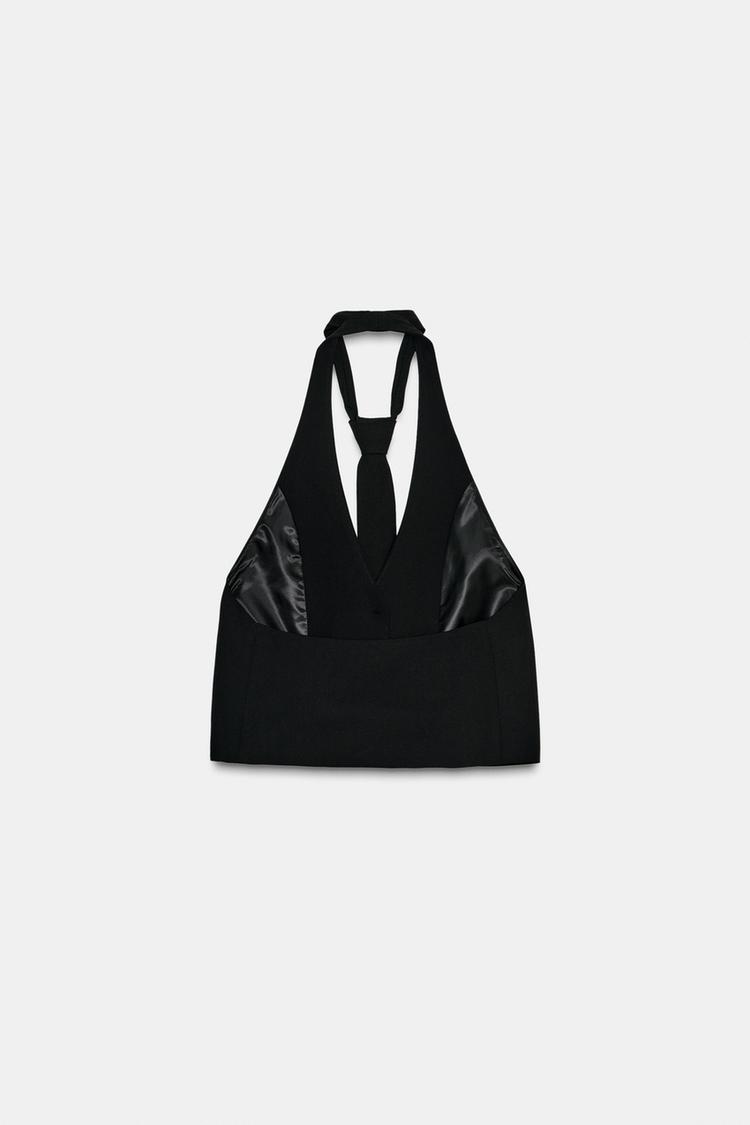 DETACHABLE TIE VEST TOP (Zara)