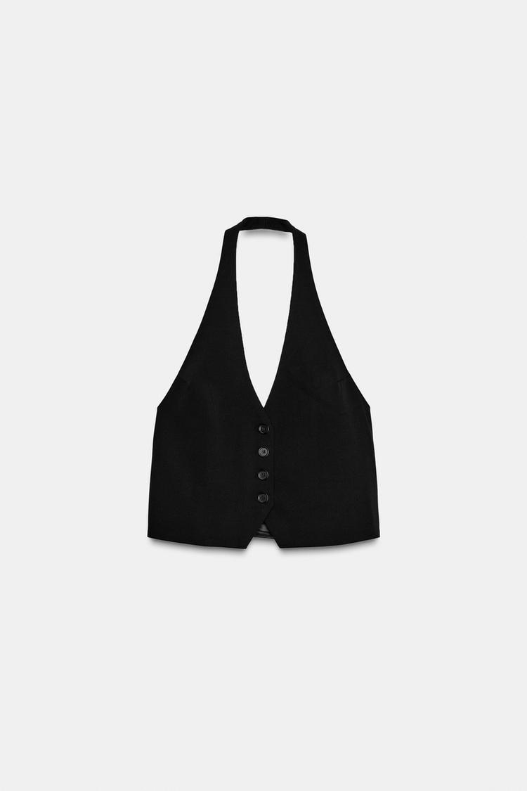 DETACHABLE TIE VEST TOP (Zara)