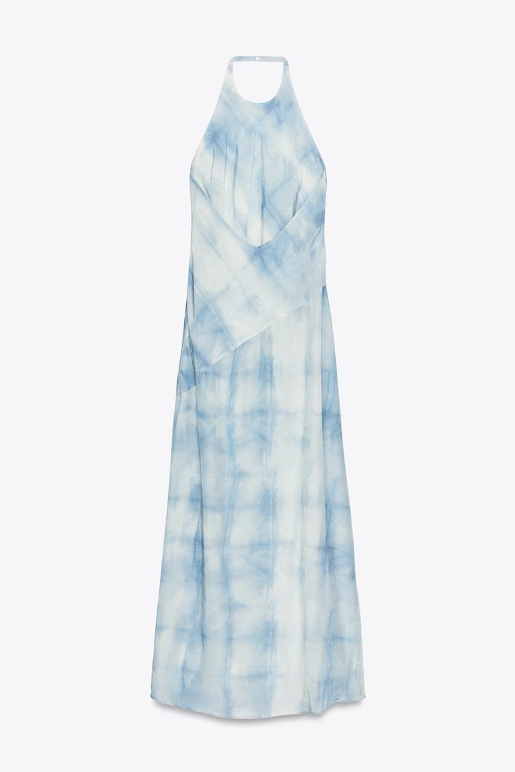 HALTER TIE DYE DRESS (Zara)