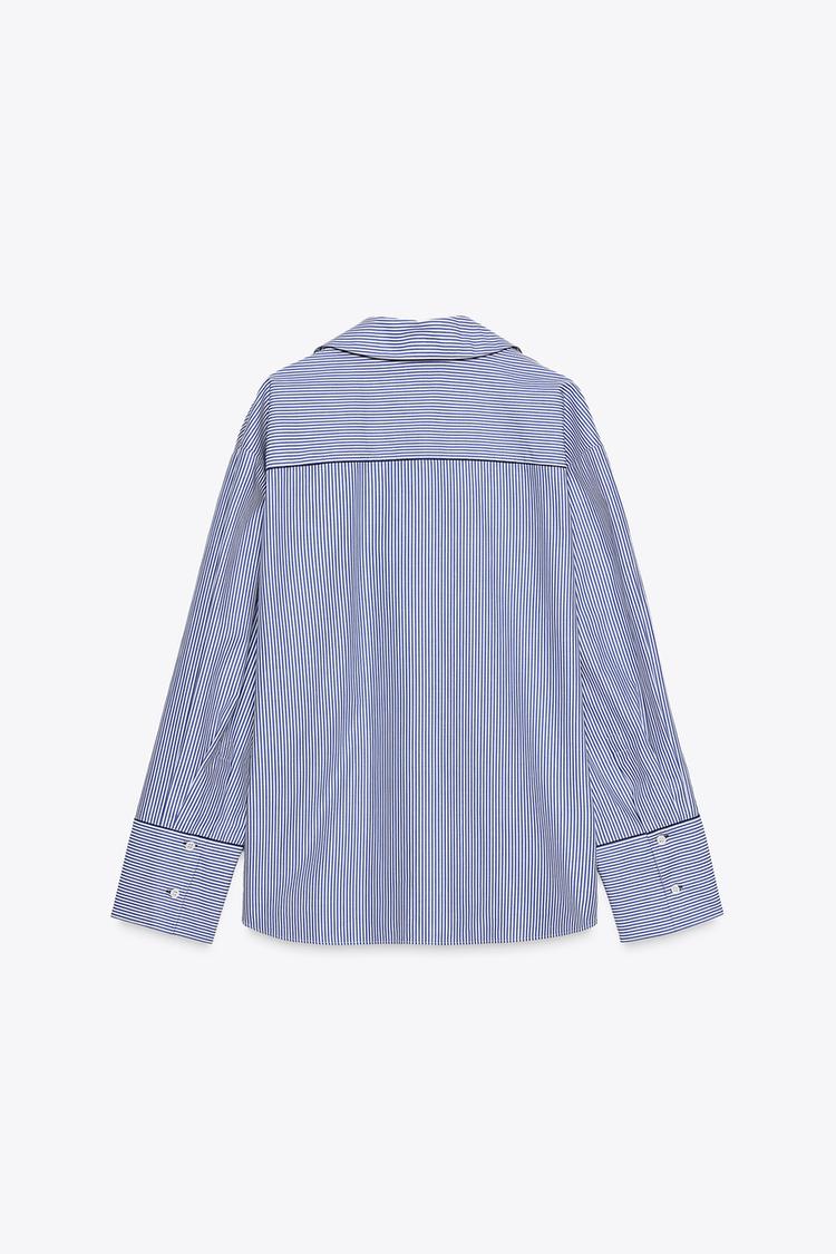 ZW COLLECTION CONTRAST TRIM SHIRT (Zara)