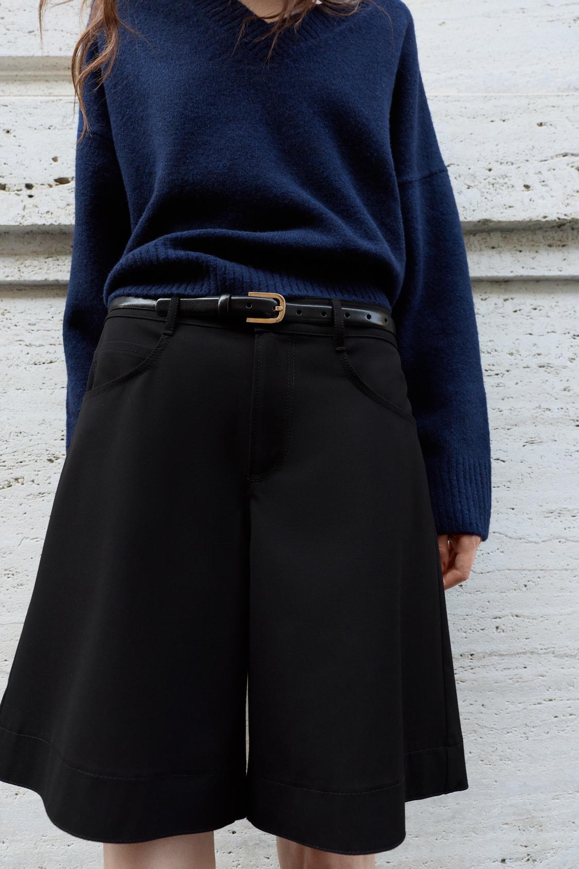 FLARED LONG SHORTS (Zara)