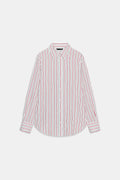 STRIPED OVERSIZED POPLIN SHIRT (Zara)